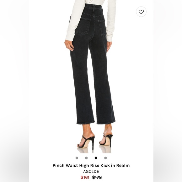 Agolde Pinch Waist High Kick in color Realm - Picture 7 of 8